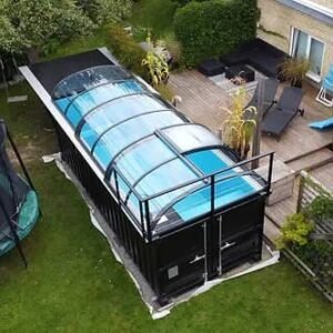 Nowy basen kontenerowy z dachem wysokiej klasy, 6,2m x 2,5m