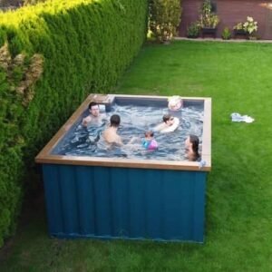Kontener spa 3,0m x 3,0m, wanna z hydromasażem, nowy