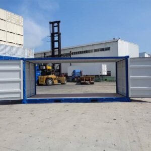 Nowy 20-stopowy kontener transportowy z podwójnymi drzwiami i otwieraniem bocznym